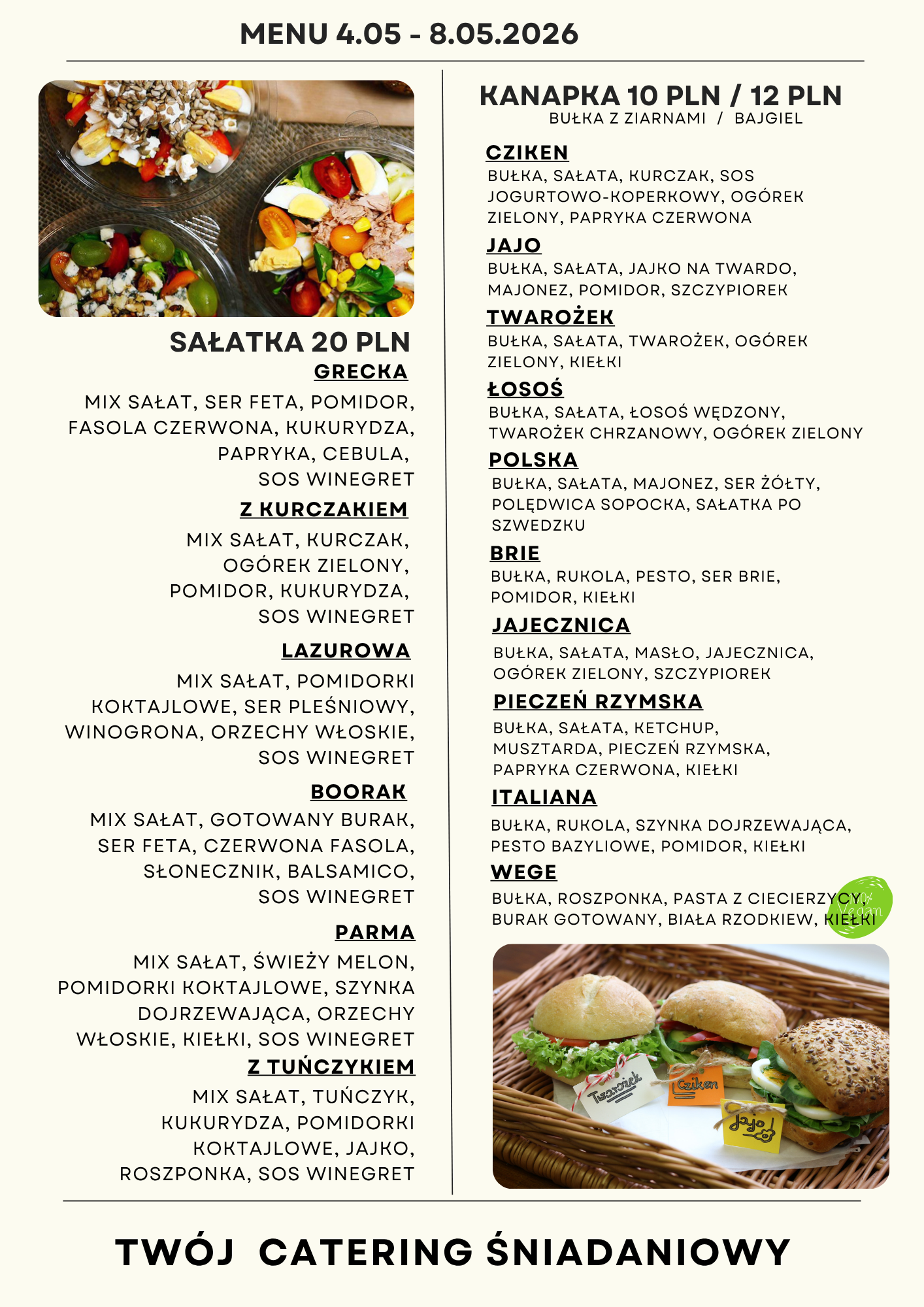 Menu Pan Lancz No 18 4.05 - 8.05.2026